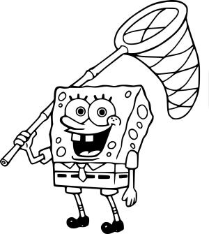 Sünger Bob boyama sayfası, SpongeBob coloring page, , 