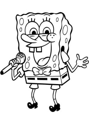 Sünger Bob boyama sayfası, SpongeBob coloring page, Sünger Bob Şarkı, 