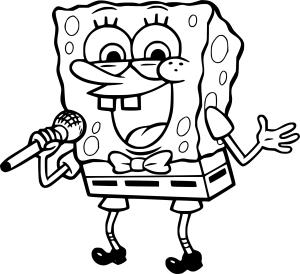 Sünger Bob boyama sayfası, SpongeBob coloring page, , 