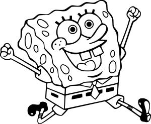 Sünger Bob boyama sayfası, SpongeBob coloring page, , 