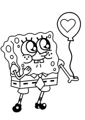 Sünger Bob boyama sayfası, SpongeBob coloring page, çok Güzel Sünger Bob, 