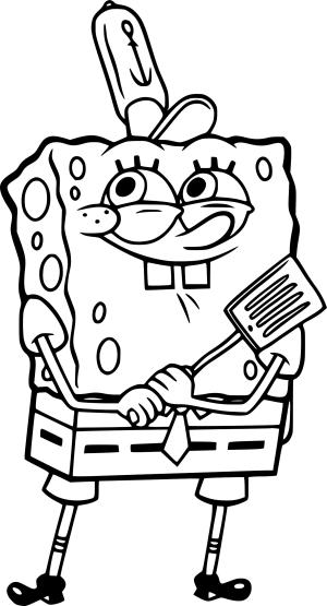 Sünger Bob boyama sayfası, SpongeBob coloring page, , 