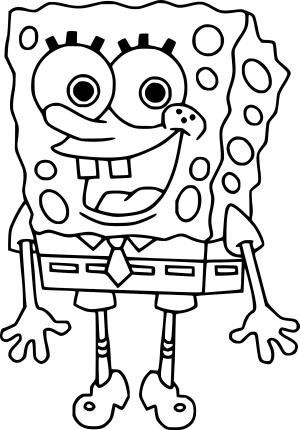 Sünger Bob boyama sayfası, SpongeBob coloring page, , 