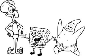 Sünger Bob boyama sayfası, SpongeBob coloring page, , 