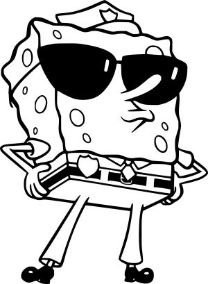 Sünger Bob boyama sayfası, SpongeBob coloring page, , 