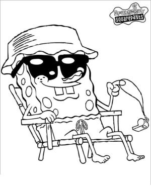 Sünger Bob boyama sayfası, SpongeBob coloring page, Sünger Bob Cankurtaran, 