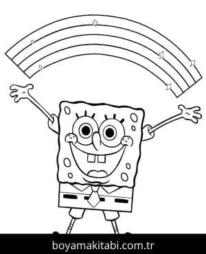 Sünger Bob boyama sayfası – yaratıcılık, eğlenceli etkinlik