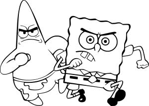 Sünger Bob boyama sayfası, SpongeBob coloring page, , 