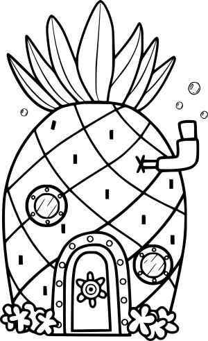 Sünger Bob boyama sayfası, SpongeBob coloring page, , 