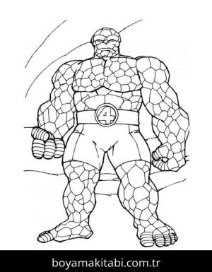 Süper Kahraman boyama sayfası – sevimli karakter, sanatsal çalışma