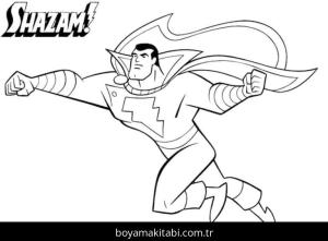 Süper Kahraman boyama sayfası – keyifli zaman, renkli çizimler