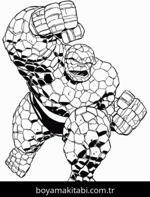 Süper Kahraman boyama sayfası – keyifli zaman, renkli çizimler