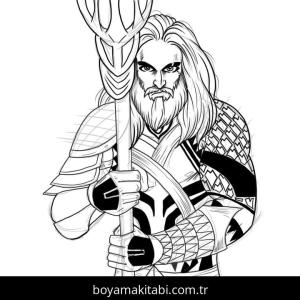 Süper Kahraman boyama sayfası – boyama çalışması, yaratıcılığı geliştirir