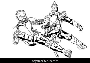 Süper Kahraman boyama sayfası – ücretsiz yazdır, boyama etkinliği