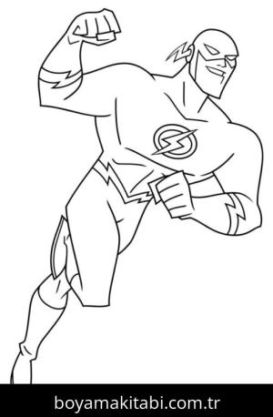 Süper Kahraman boyama sayfası – sanatsal çalışma, çocuklar için