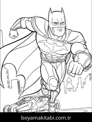 Süper Kahraman boyama sayfası – yaratıcılık, eğlenceli etkinlik