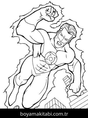 Süper Kahraman boyama sayfası – evde etkinlik, ücretsiz yazdır