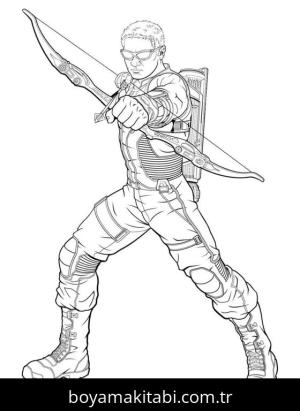 Süper Kahraman boyama sayfası – okul öncesi, evde etkinlik
