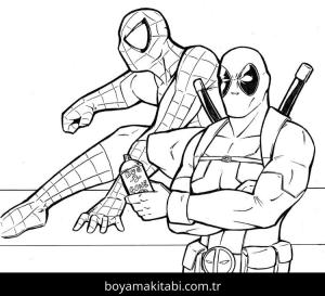 Süper Kahraman boyama sayfası – eğlenceli etkinlik, el becerilerini geliştirir