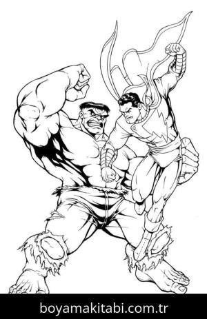 Süper Kahraman boyama sayfası – sevimli karakter, sanatsal çalışma