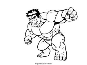 Superhero boyama sayfası – kolay boyama, eğitici aktivite