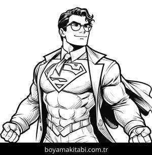 Superman boyama sayfası,  coloring page, , 