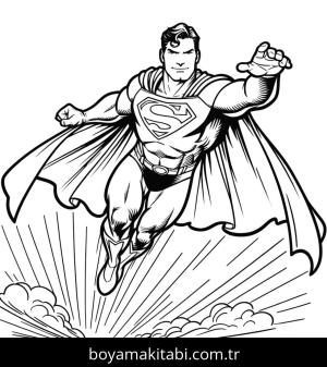 Superman boyama sayfası,  coloring page, , 