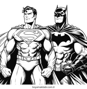 Superman boyama sayfası – ücretsiz yazdır, boyama etkinliği