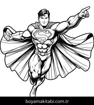 Superman boyama sayfası,  coloring page, , 