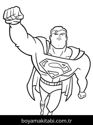 Süpermen Boyama
