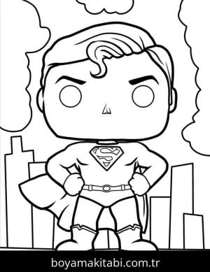 Süpermen Boyama