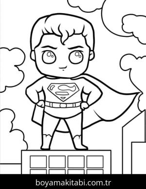 Süpermen Boyama