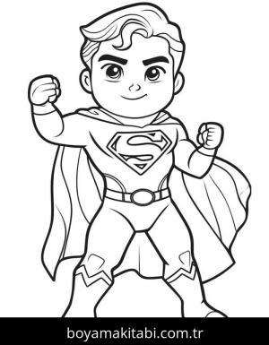 Süpermen Boyama