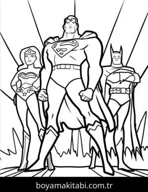 Süpermen Boyama