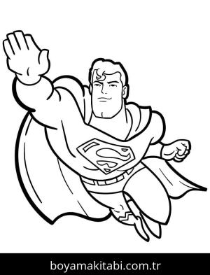 Süpermen Boyama