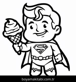Süpermen Boyama