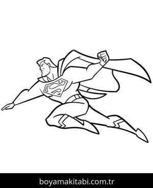 Süpermen Boyama