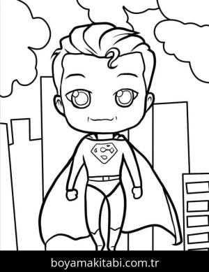 Süpermen Boyama