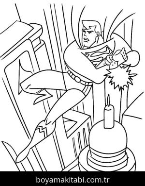Süpermen Boyama