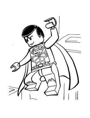 Süpermen boyama sayfası,  coloring page, Lego Süpermen, 