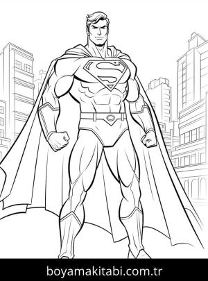 Süpermen Boyama
