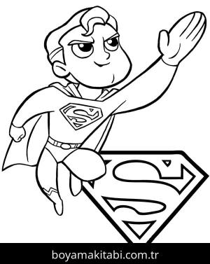 Süpermen Boyama
