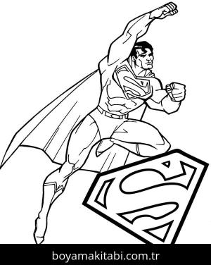 Süpermen Boyama