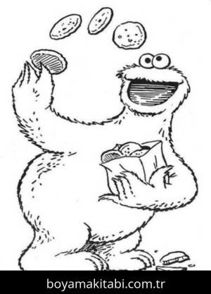 Susam Sokağı boyama sayfası – yaratıcılık, eğlenceli etkinlik