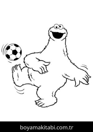 Susam Sokağı boyama sayfası – sanatsal çalışma, çocuklar için