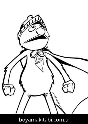 Susam Sokağı boyama sayfası – keyifli zaman, renkli çizimler