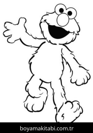 Susam Sokağı boyama sayfası – renkli çizimler, okul öncesi