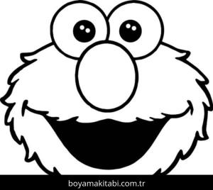 Susam Sokağı boyama sayfası – eğlenceli etkinlik, el becerilerini geliştirir