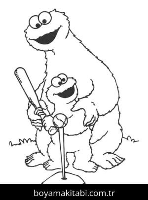 Susam Sokağı boyama sayfası – ücretsiz yazdır, boyama etkinliği