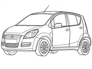 Suzuki boyama sayfası,  coloring page, Suzuki Splash, 